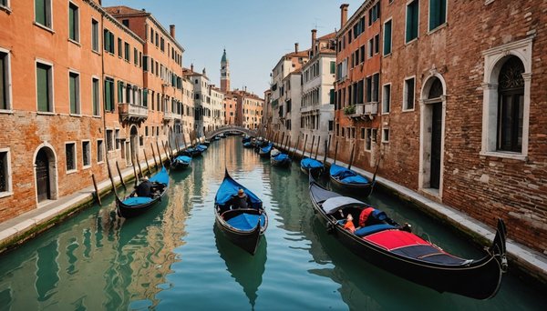 Venez découvrir les merveilles des canaux de venise.